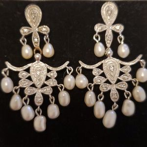 Pearl earrings